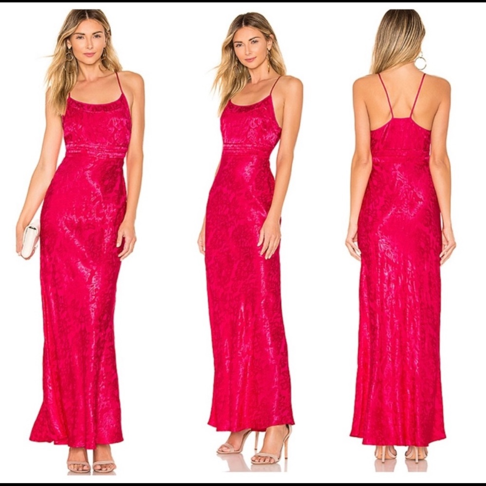 Hot Pink Privacy Please Mia Maxi Dress - NEVER WORN!